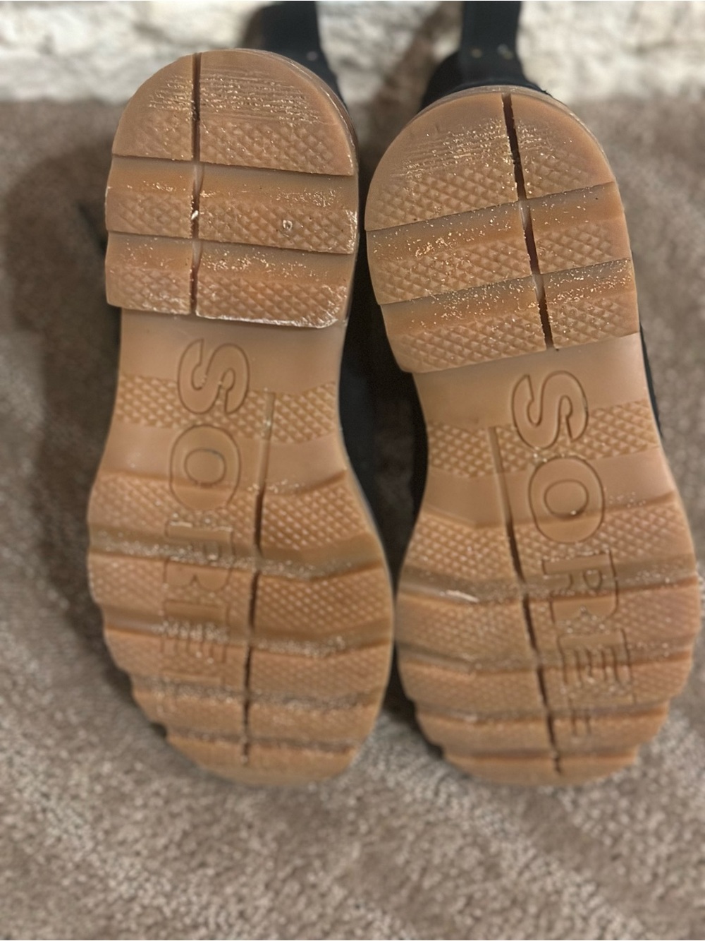 Sorel Lennox Lace Waterproof Boots in black waterproof suede - Picture 8 of 10
